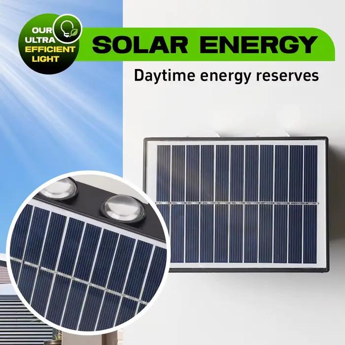Lampe solaire murale extérieure IP65 étanche