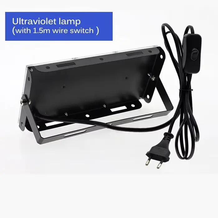 Lampe UV de polymérisation ultraviolette sans ombre pour la détection fluorescente de colle, huile verte et résine, lumière violette 365nm 405nm 395nm, 100W 200W 300W