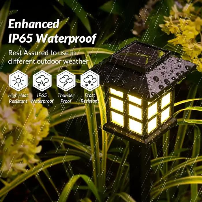 Lampe solaire LED pour pelouse