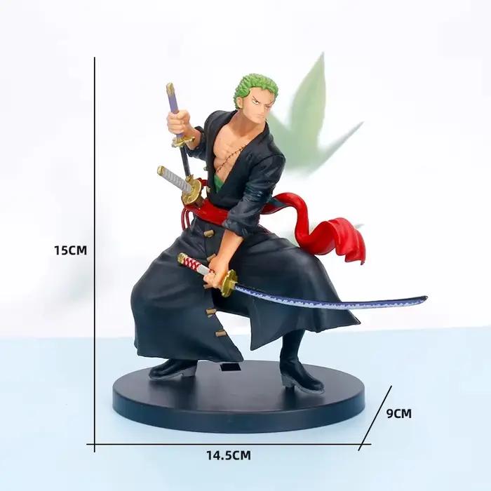 Figurine d'anime One Piece, Roronoa Zoro, roi Sauron, cent scènes commémoratives des grands pirates, modèle Eiichiro Oda, art