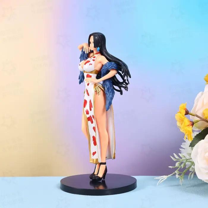 Figurine One Piece Anime Boa·Hancock de 25 cm/9,84 pouces, modèle de statue Gk, objet de collection pour la décoration de bureau