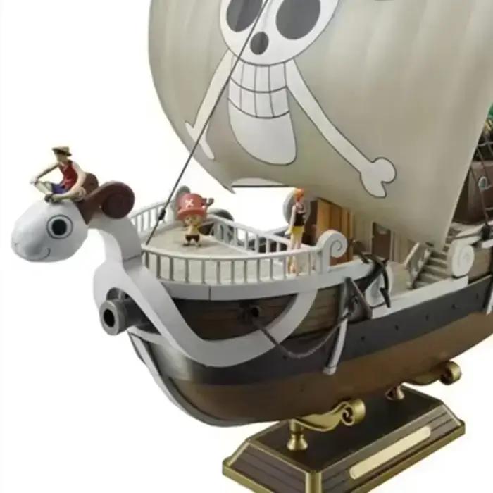 Bandai une pièce Anime mille ensoleillé aller joyeux bateau Pvc figurine Collection Pirate modèle bateau jouet assembler cadeau de noël
