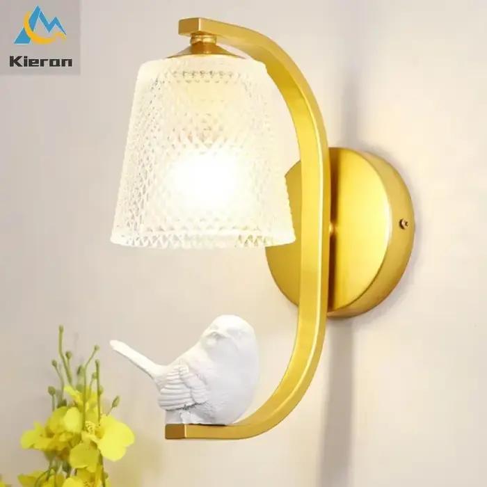 Lampe murale à LED en forme d'oiseau