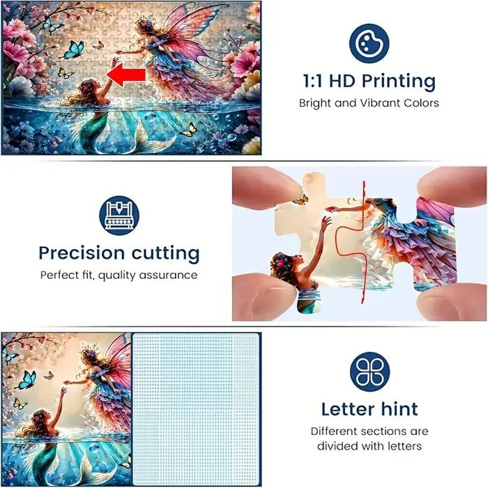 Puzzles pour adultes, 500/1000/1200/2000 pièces, belles roses et la mer, jeu de puzzle, défi cérébral, cadeau, décoration de la maison