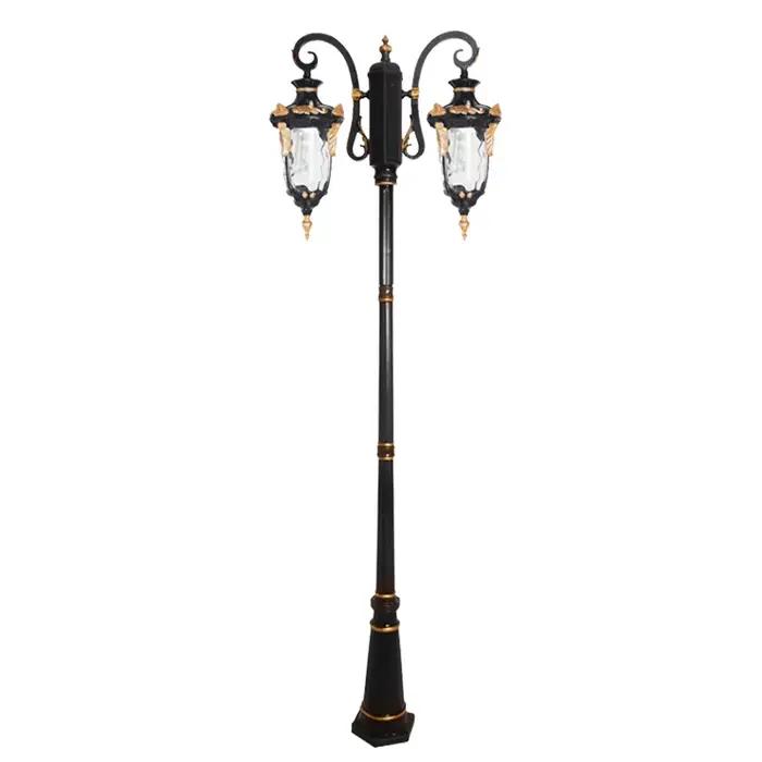 Lumières de cour extérieures étanches, parcs paysager, villas, éclairage à mât élevé, éclairage communautaire, lampadaires pour touristes, 2.6m