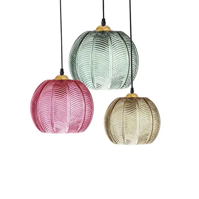 Lampe Suspendue en Verre Vert Moderne pour Salon Salle à Manger Hôtel Chambre Bureau Occasions Spéciales