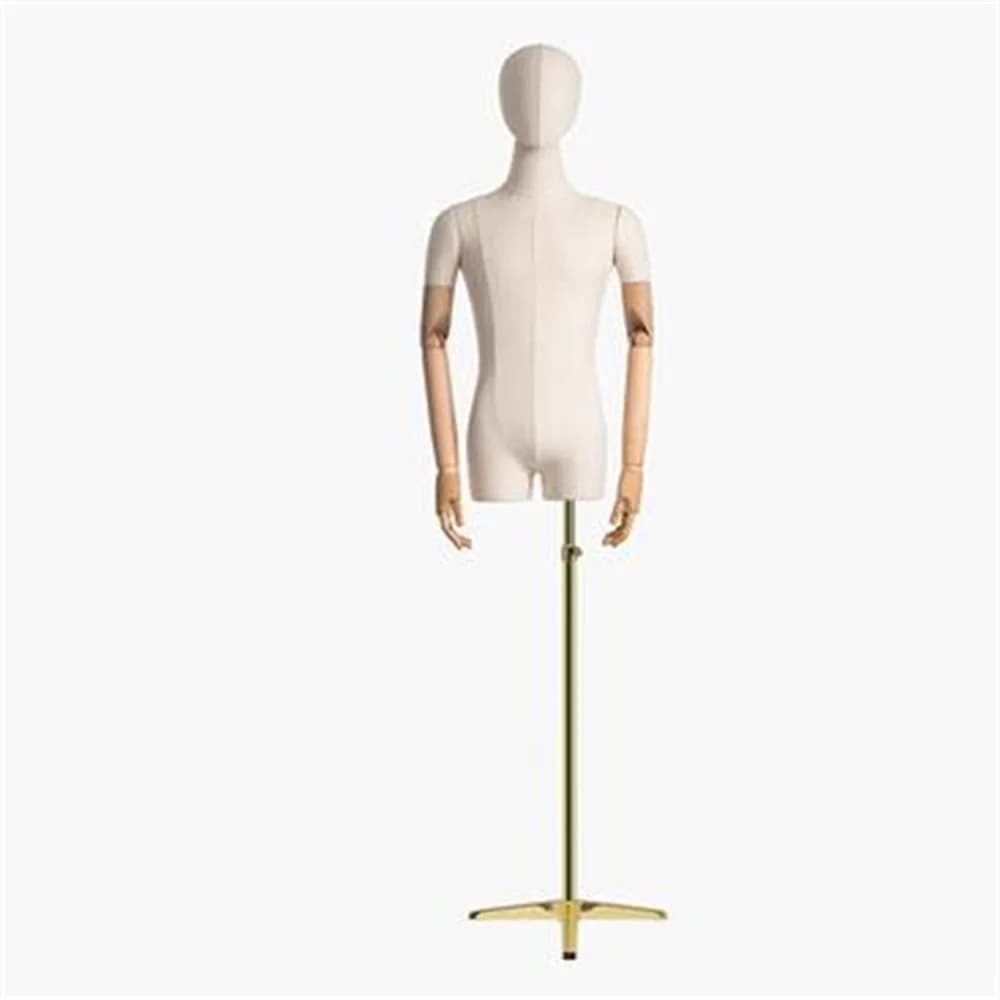 Support de corps de Mannequin pour corps en tissu couleur de bras masculin, forme de robe, bijoux en
