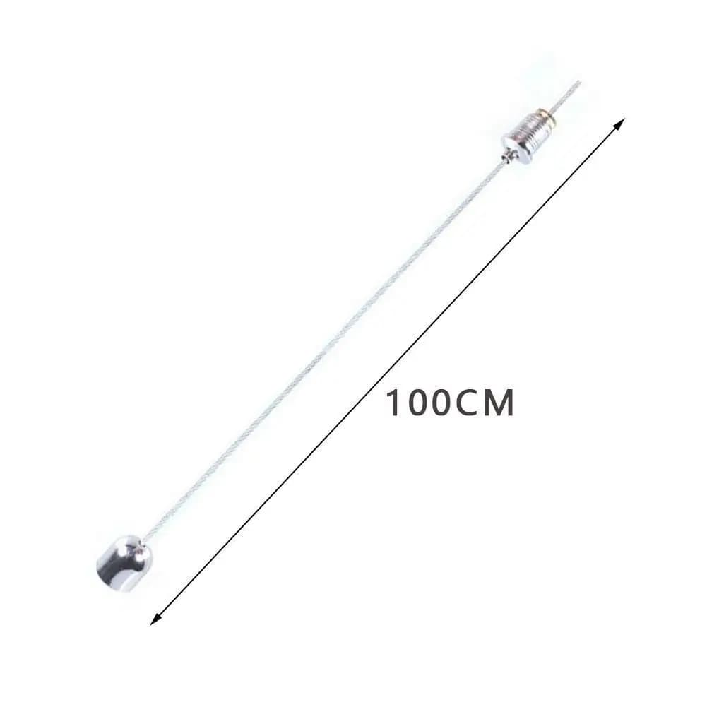 Kit de fil de montage frontal pour suspension, fils d'acier et vis, plafonniers, panneau de lumières