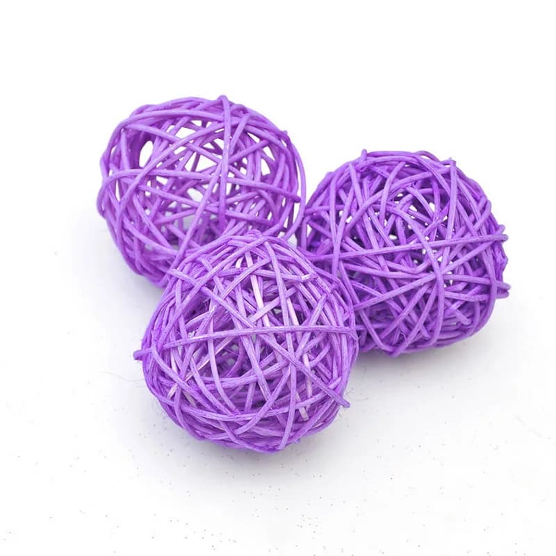 Boule de rotin arc-en-ciel pour bricolage, fête de mariage, maternelle, Noël, grands événements, fou