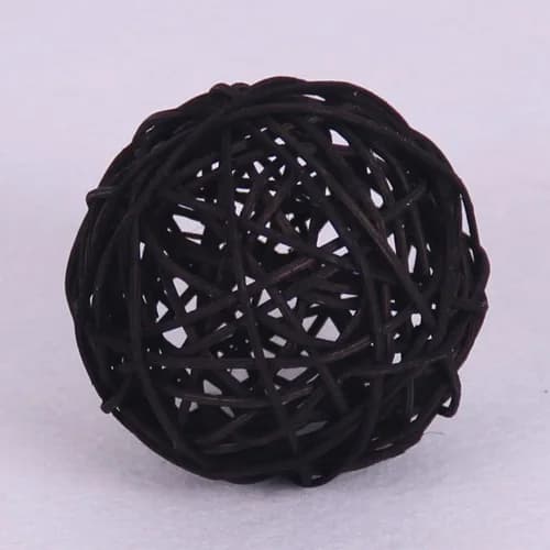 Ornements de boule de rotin bricolage, décorations de fête de mariage à la maison, jouets pour enfan