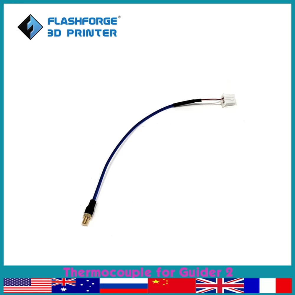 FLASHFORGE – pièces d'imprimante 3d, Thermocouple pour Inventor 2 Guider 2 Guider 2S, accessoires de