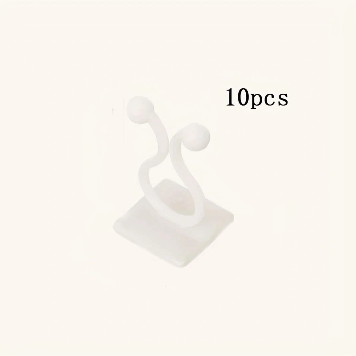 Clips de Fixation Murale en Rotin pour Plantes d'Escalade, Fixateur de Vigne, Auto-Adhésif, 10 Pièce