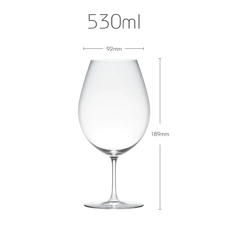 Verre à vin court de la série japonaise CAVA, fait à la main, extrêmement fin, artisanat domineux, p