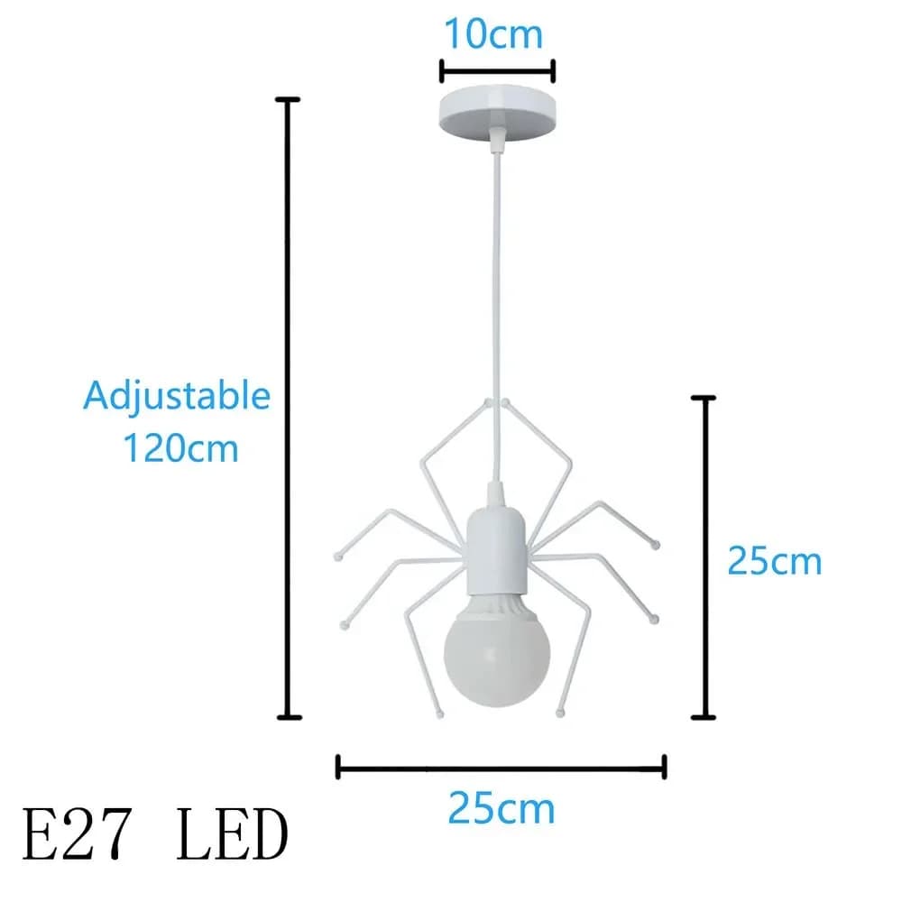 Lampe LED Suspendue en Fer au Design Nordique Rétro, Luminaire Décoratif d'Nik, Idéal pour un Loft, 