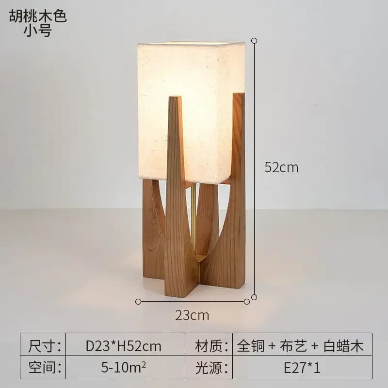 Lampadaire designers nordiques lampe de style japonais pour salon chambre canapé chevet en bois mass