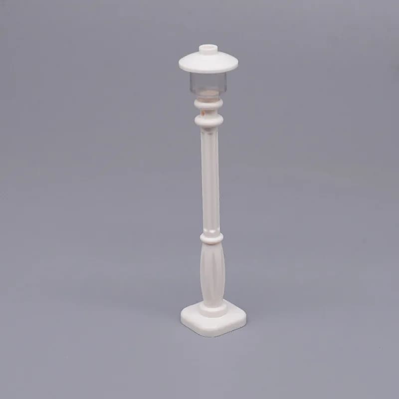 Poste de lampadaire MOC 42448, blocs de construction, pièces de décoration de paysage urbain, brique