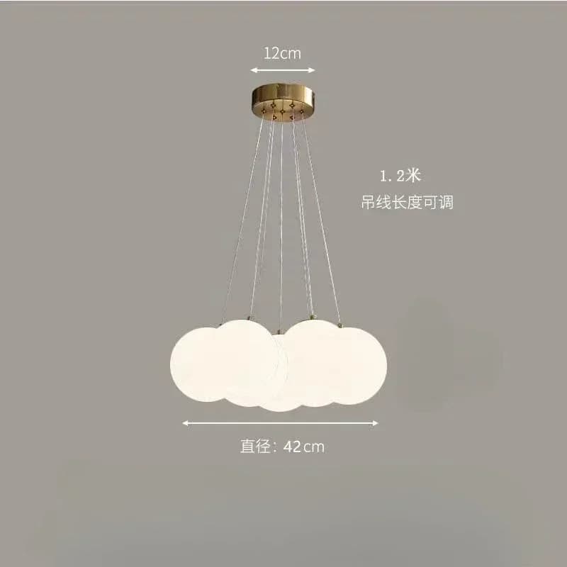 Lustres LED modernes boule de verre blanc lait lampes suspendues salon cuisine Restaurant hôtel Lust