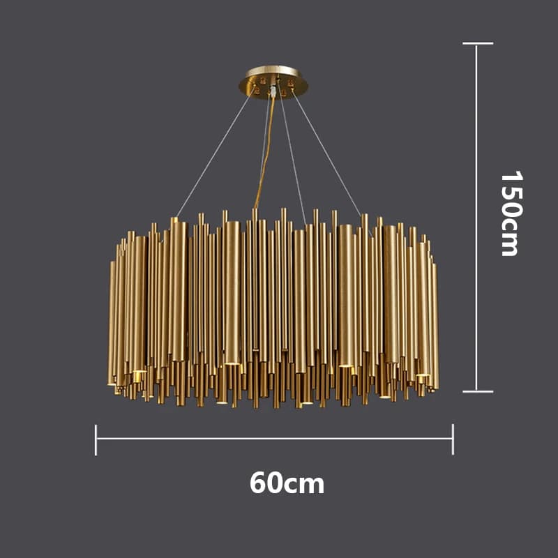 Décoration de maison de luxe moderne pendentif LED lumières pour salon lustres pour salle à manger s