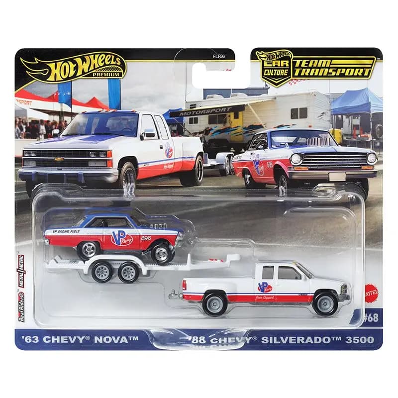 Hot Wheels – modèle de voiture en alliage authentique, camion, équipe de Culture, Transport, salle N