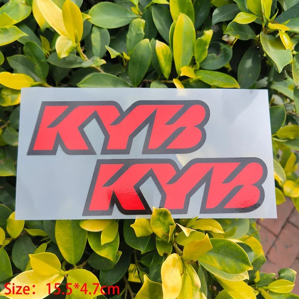 Décalcomanies en vinyle pour suspension de fourche Kyb, suspensions de moto de course, Yamaha, Honda