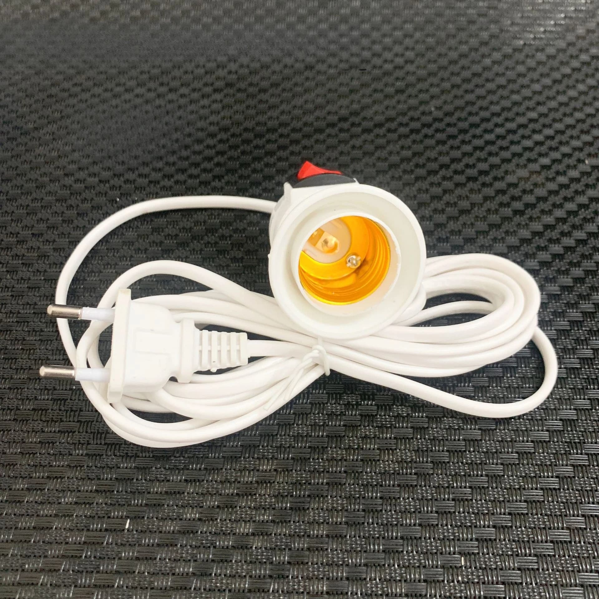 E27 suspendus plantes d'intérieur support de lumière douille de jardin avec câble prise ue avec inte