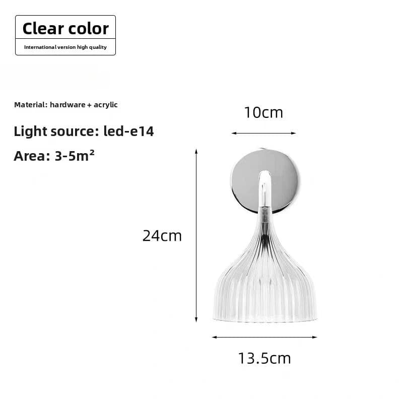 Applique Murale Style Nordique, Luminaire Mural Minimaliste Moderne Couleur Crème, Esthétique Ins po