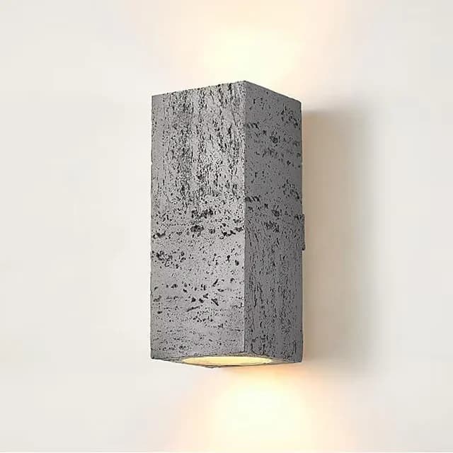 Applique murale minimaliste de luxe avec interrupteur, lampe de chambre à coucher, lampe de cendre, 
