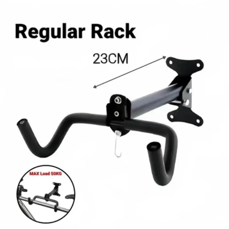 Bicycle Wall Mount Hanger 30kg Load Bearing Space Saving Bike Suspension Bracket for Home Garage Use