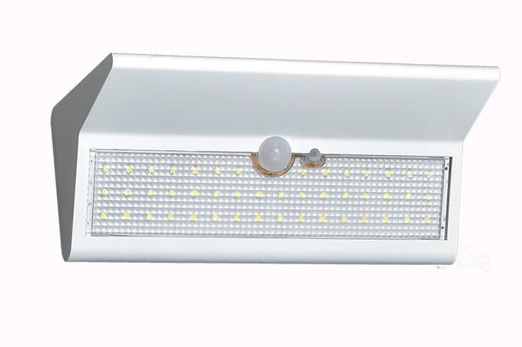 Panneau solaire lumières avec capteur de mouvement jardin extérieur 46LED lampe 4 modes d'éclairage 