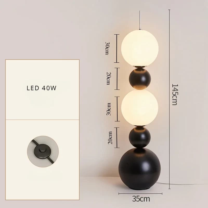 Tanghulu nordique lampadaire LED pour salon salle à manger Tables basses chambre lampe de chevet déc