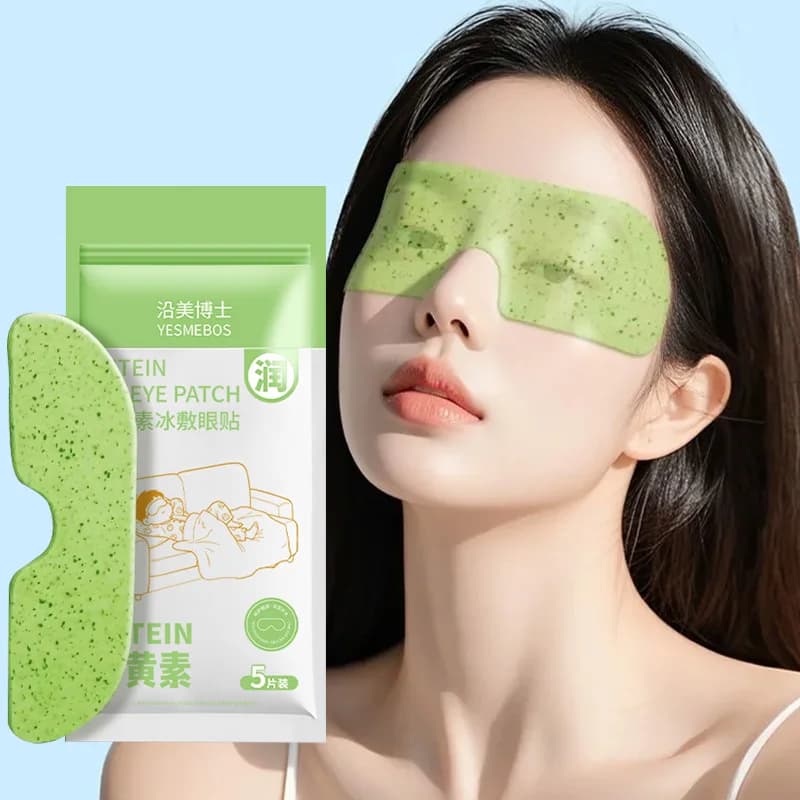 Patch pour les yeux pour soulager la fatigue et favoriser le sommeil, 5 pièces/1 boîte, hydrate la p