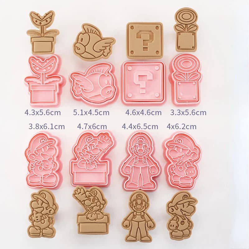 8 pièces/ensemble emporte-pièces Animal chien Type timbre gaufreur pour Biscuit pâtisserie ustensile