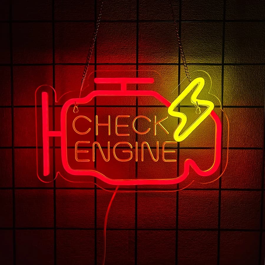 Enseignes au néon de la série Garage, icônes d'outils de réparation, alimentés par USB, utilisés dan