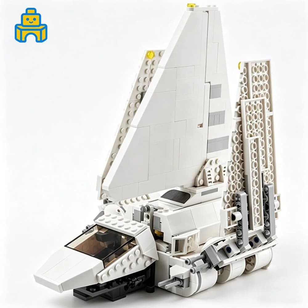MOC 660 pièces Série de films célèbres Mini Machine Volante Modèle Navette Impériale Blocs de Constr