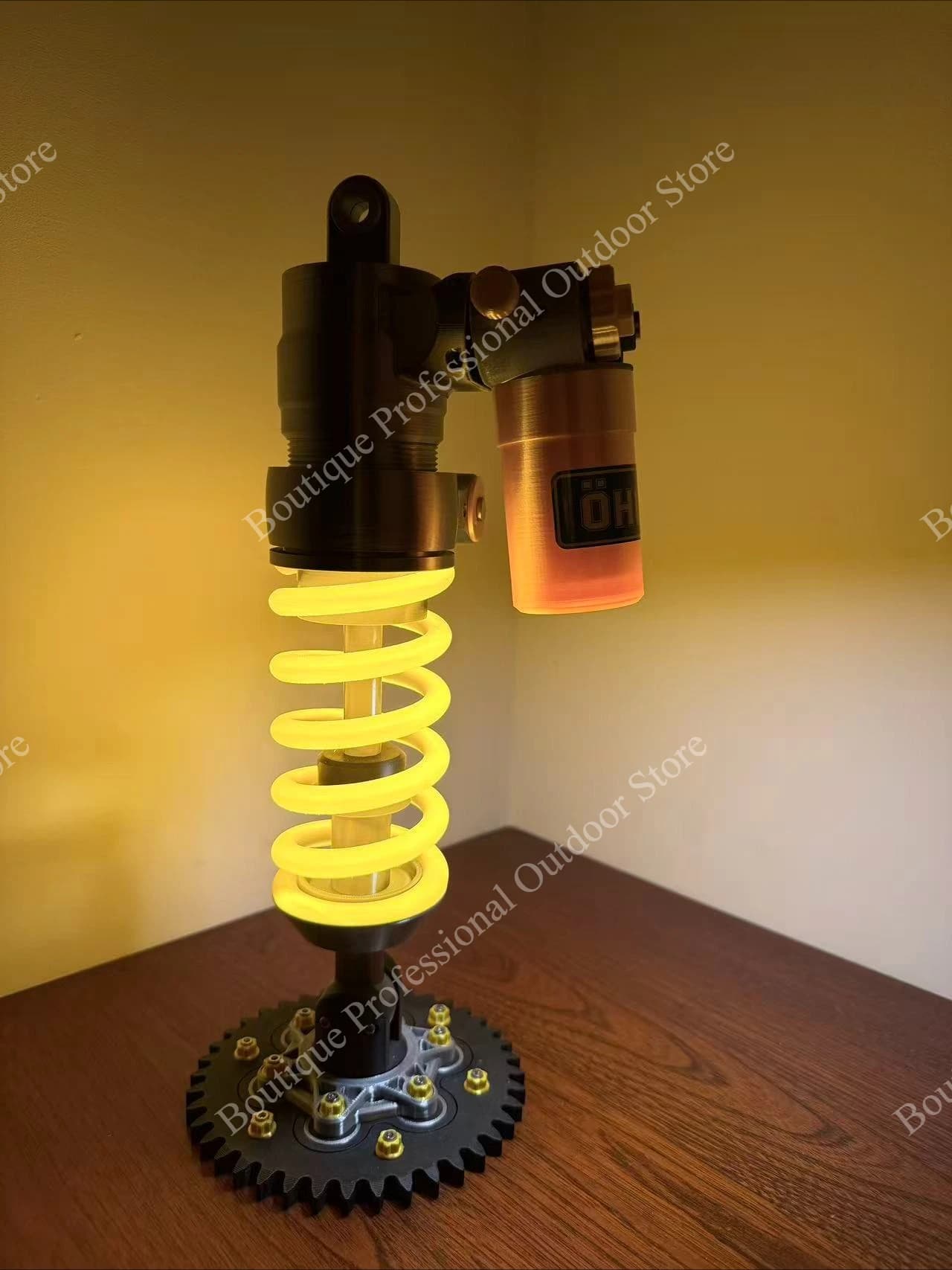 Lampe de suspension OHLINS DIY style moto, lumière d'ambiance pour salle de jeux, décoration créativ