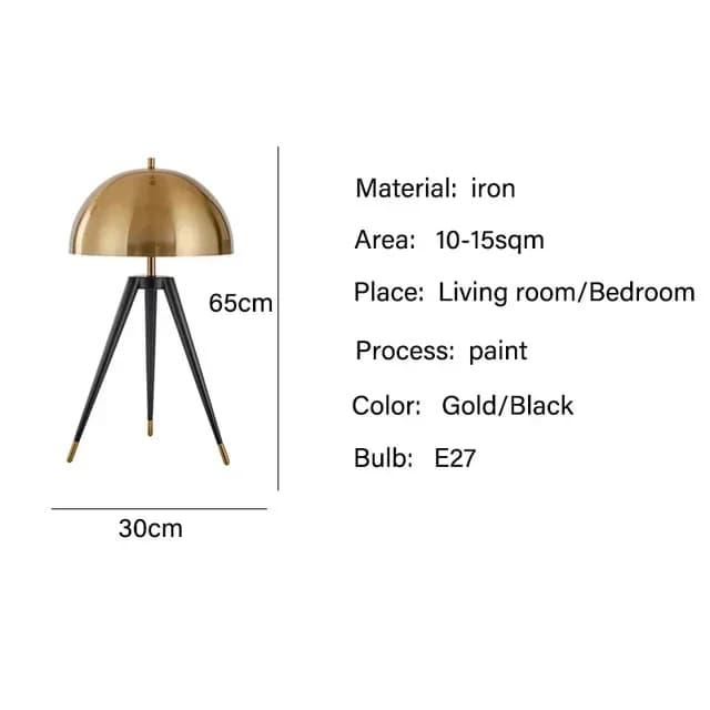 Postmoderne créatif lampadaire nordique Vintage Design LED champignon lumière pour salon chambre mai