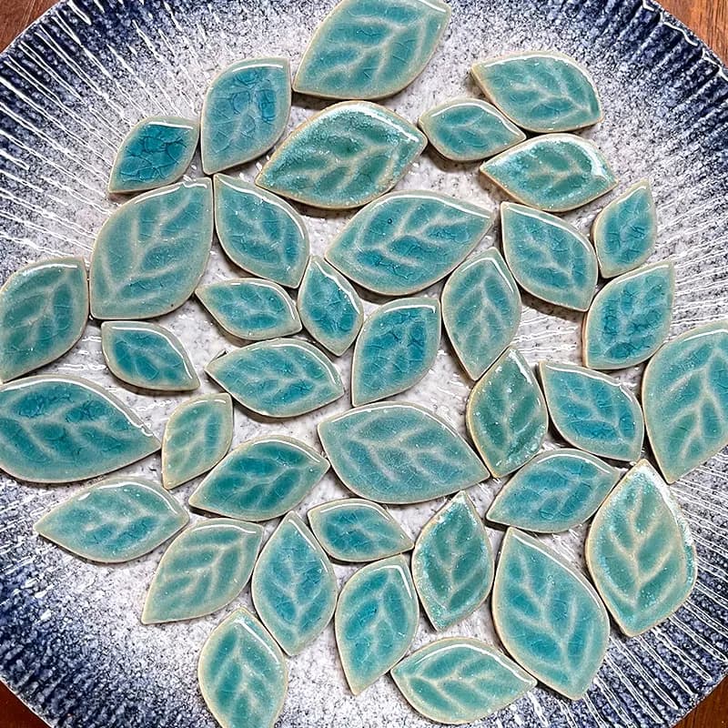 100g ovale céramique mosaïque carreaux pièce bricolage mosaïque faisant des pierres pour artisanat p