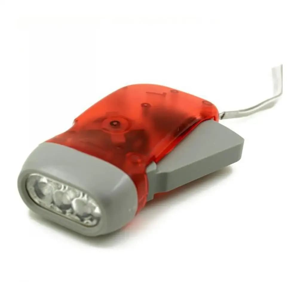 Lampe torche LED d'urgence à manivelle dynamo, lampe torche LED à manivelle, batterie externe, fourn