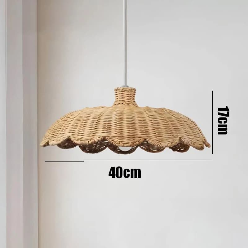 Lampe Suspendue Tissée à la Main en Rotin Naturel, Éclairage Chinois, Idéal pour un Restaurant, un C