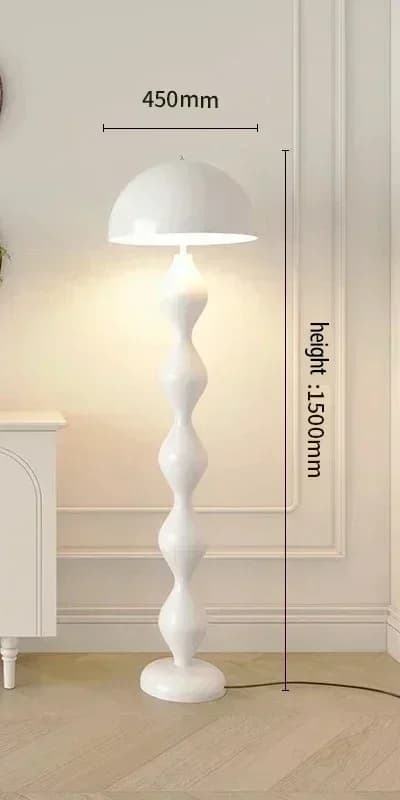 Lampadaire champignon nordique noir/blanc/rouge/vert lampadaire Led pour salon canapé chambre