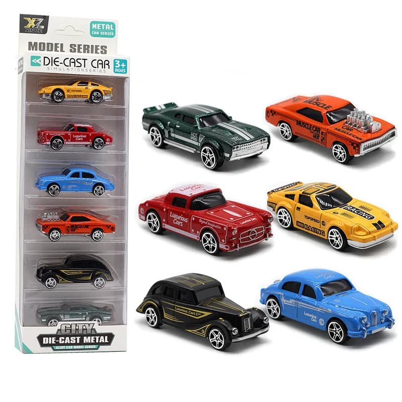 Mini modèle de voiture tout-terrain rétro en alliage 1: 64, jouet de voiture de camionnette de simul