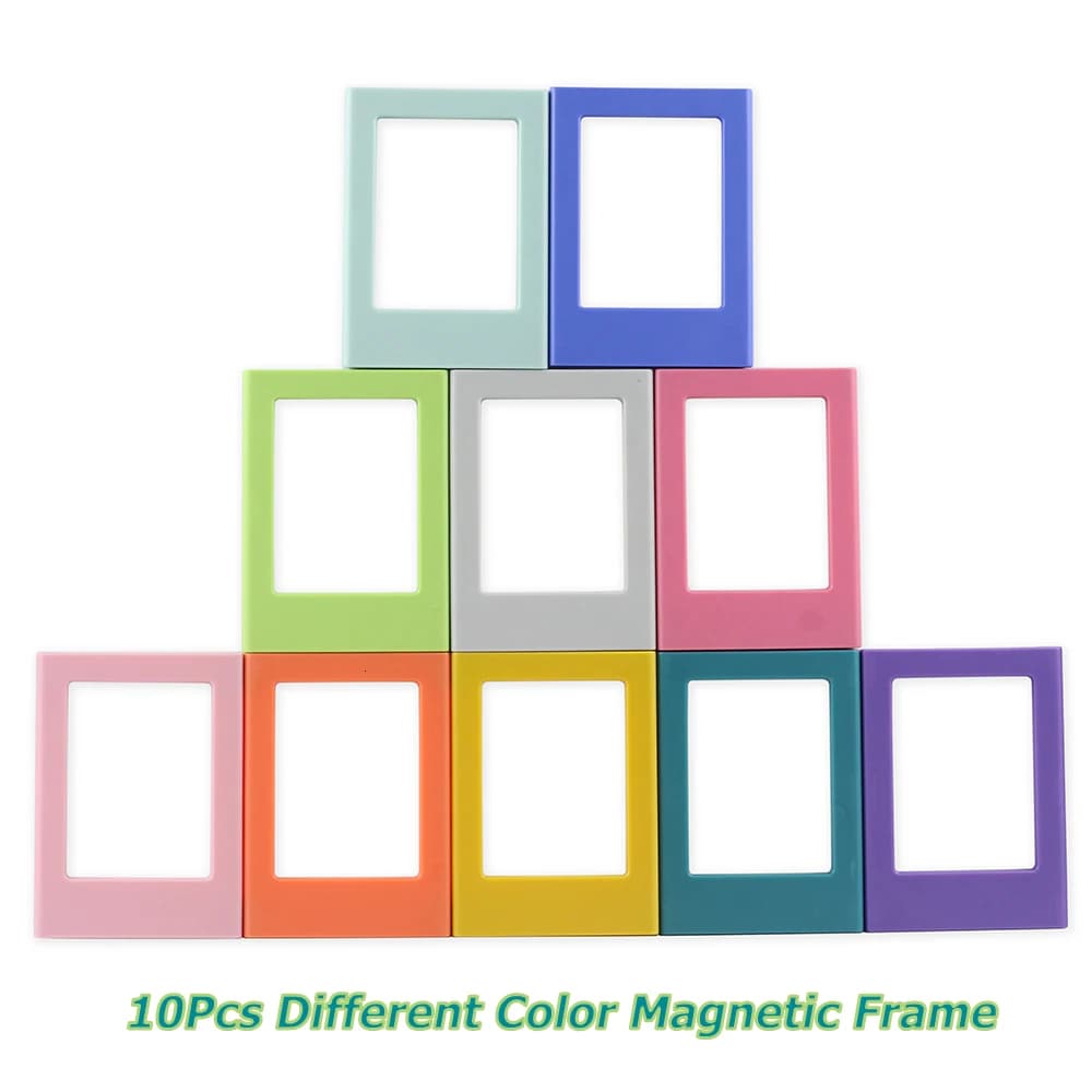 10 pièces, cadre magnétique de différentes couleurs pour Fujifilm Instax Mini 8 7S 25 50 70 90 Lipla