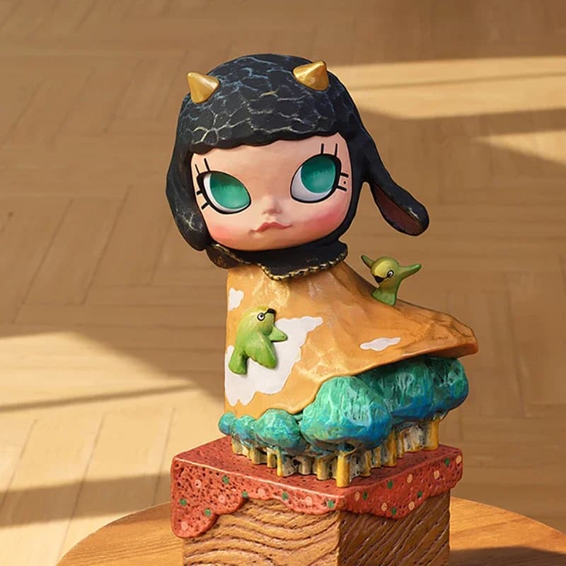 POP MART MOLLY Statues d'anniversaire classique rétro série 2 boîte aveugle jouets Anime figurine Ca