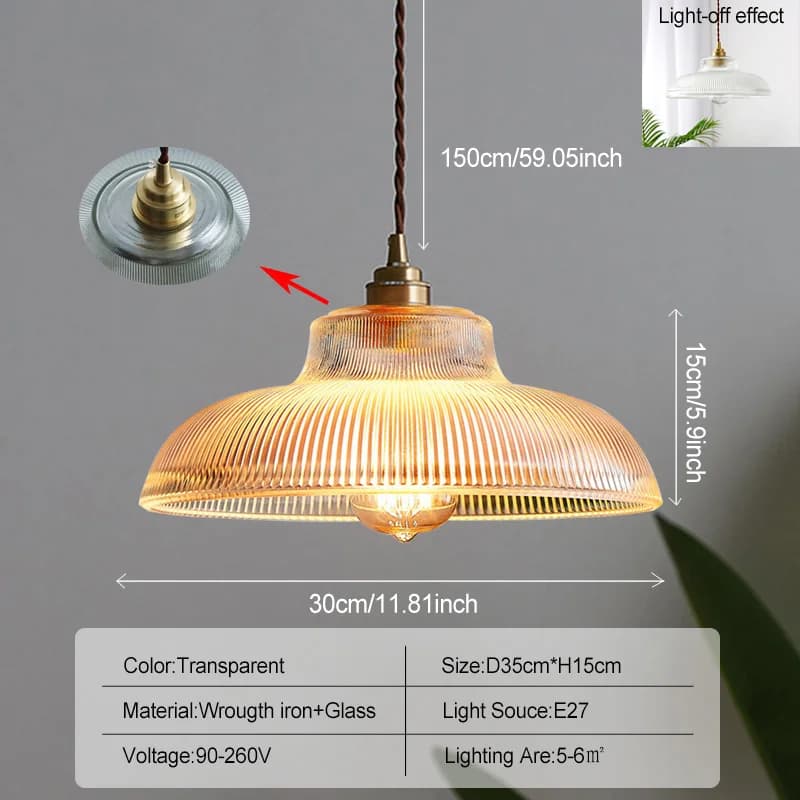Lampe suspendue en verre nordique vert, Luminaire pour salon, Hall, chambre à coucher, Table à mange