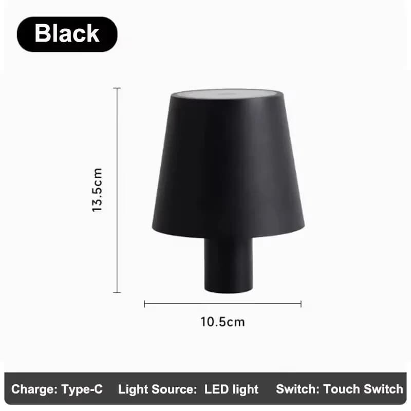 Lampe de bouteille de vin sans fil à commande tactile, lampe de table LED pour bar, restaurant, déco