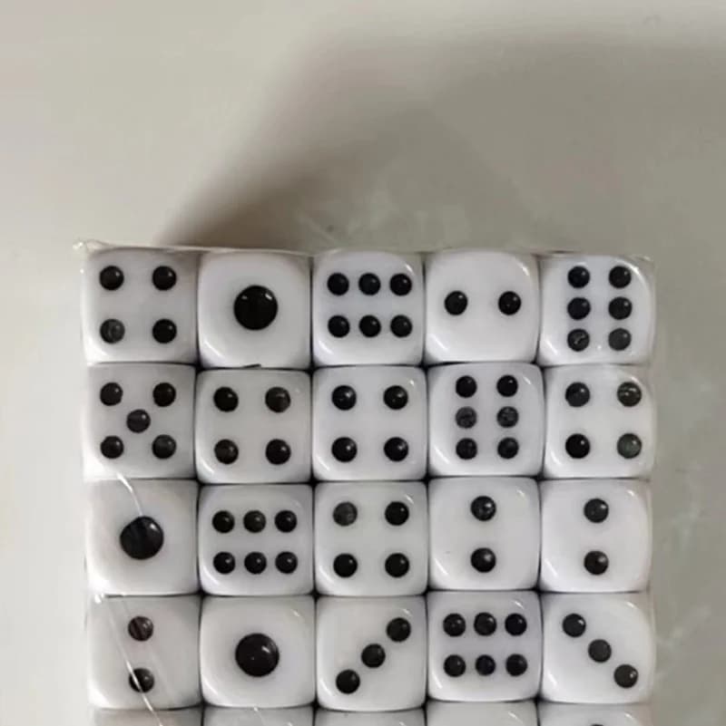 Dés à 6 faces pour jeu de puzzle, accessoire de petite taille, DIY, 20 pièces