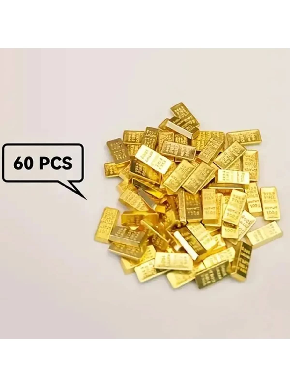 Mini réplique de barre d'or – Alliage plaqué or 24 carats, modèle d'affichage décoratif à collection