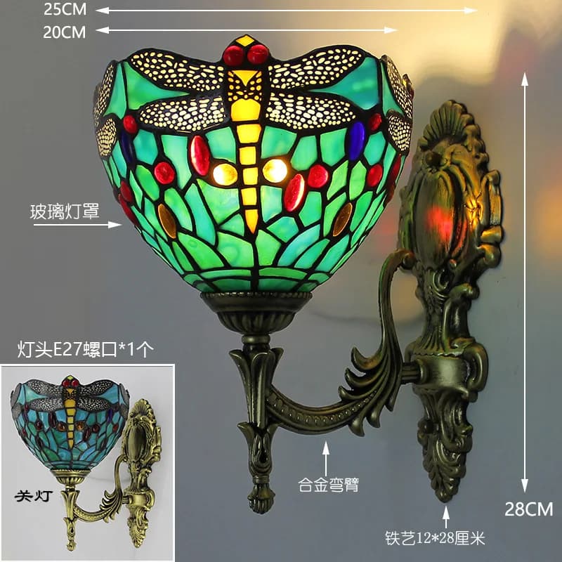 Applique murale de style européen, luxueuse et élégante, pour chambre à coucher, chevet, Passage, es
