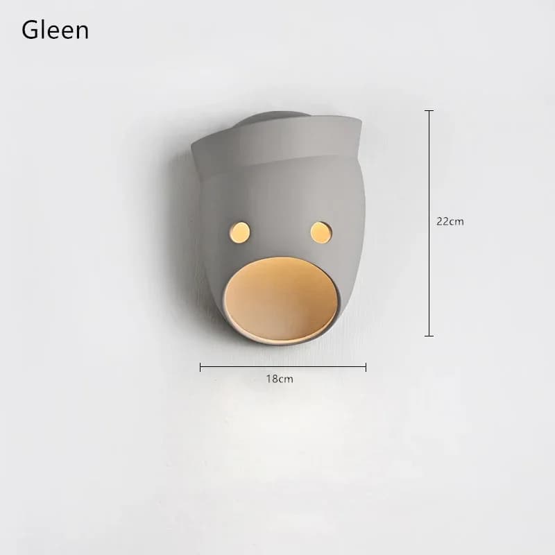Designer Moooi Joker gris applique modèle moderne chambre chambre couloir fond escalier masque décor