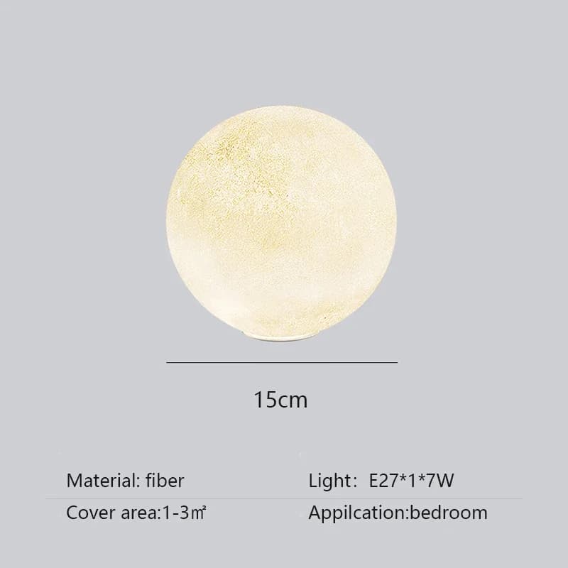 Lune lampadaire moderne LED éclairage ambiant pour étude salon chambre chaude et romantique Luna lum